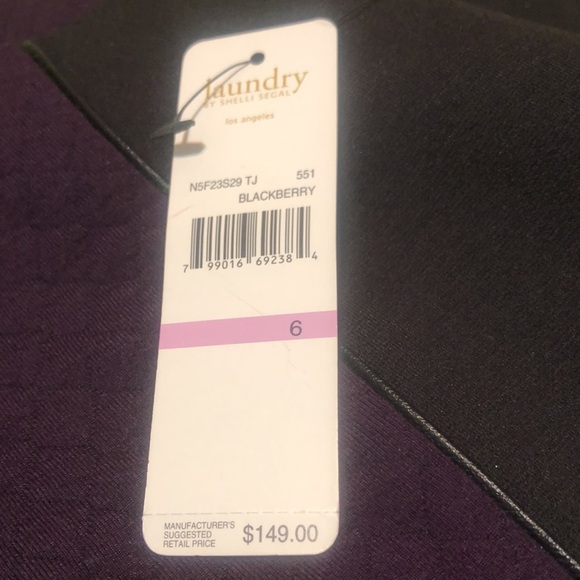 Laundry Blackberry 2 Tone Quilt Stitch skirt - Picture 11 of 12